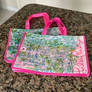 Two Lilly Pulitzer Totes